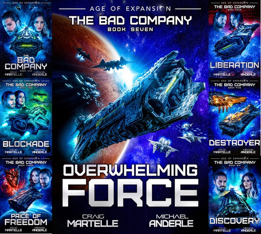 The Bad Company - all 8 signed paperbacks in one package