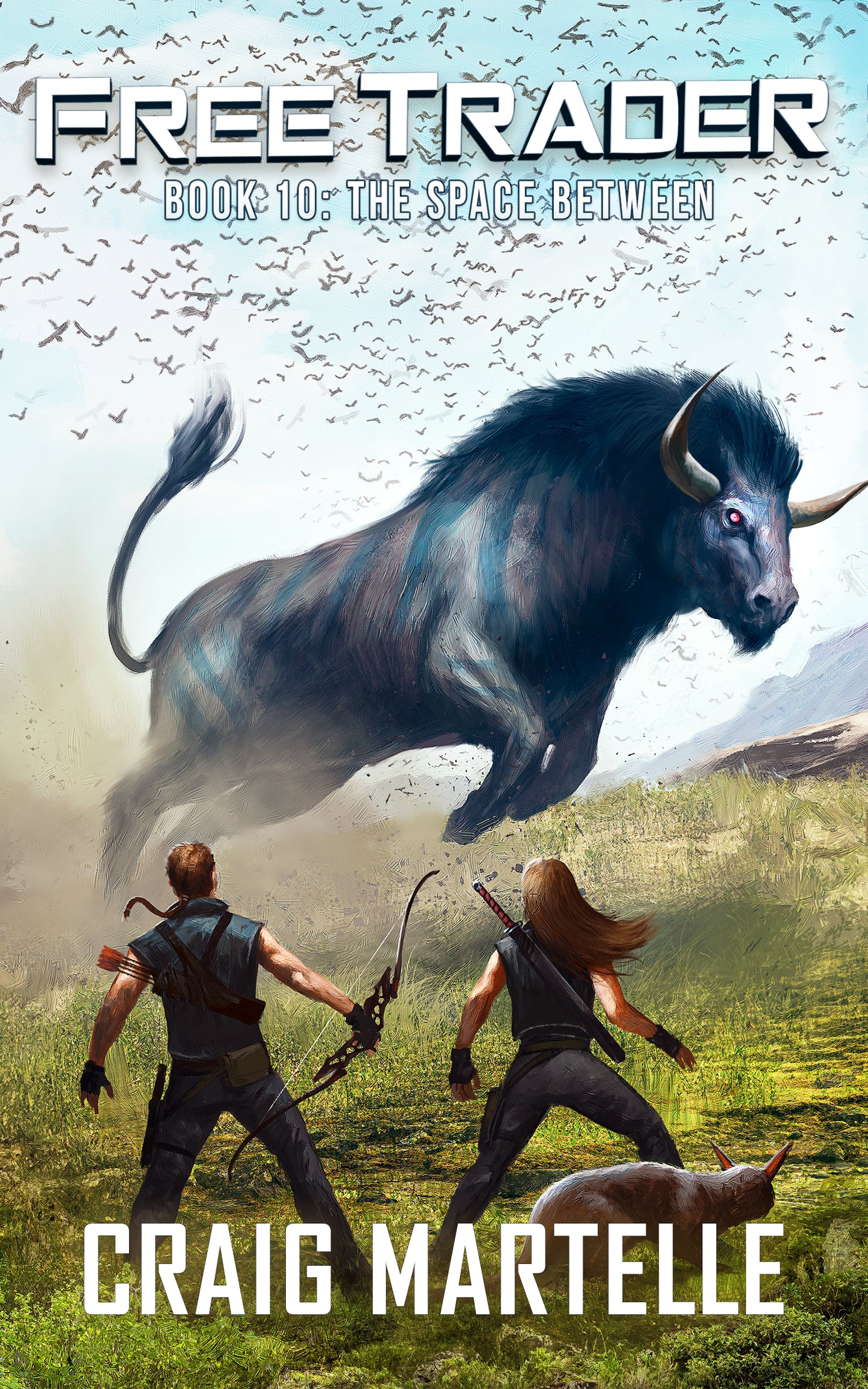 Free Trader - Complete Space Adventure, Paperbacks 1-9 (signed) PLUS a draft copy of the upcoming book 10