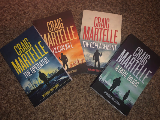 Ian Bragg Signed Paperbacks 1, 2, 3, and 4 collection