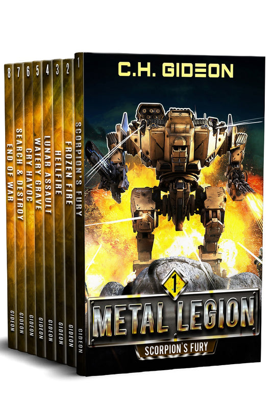 Metal Legion - hard-hitting Military Sci-Fi, Paperbacks 1-8 (signed)